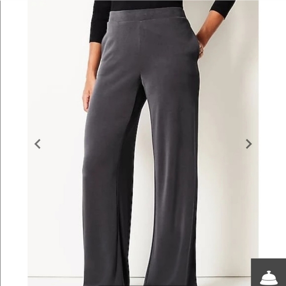 J. Jill PureJill Wide Leg Pants Gray Super Soft - Picture 4 of 11